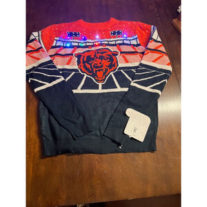 Chicago Bears Light-Up Sweater 
New w/tags Size Medium-sizing men;unisex cool!